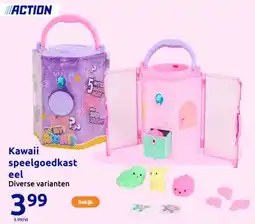 Action Kawaii speelgoedkast eel aanbieding