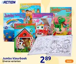 Action Jumbo kleurboek aanbieding
