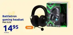 Action Battletron gaming headset aanbieding