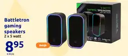 Action Battletron gaming speakers aanbieding