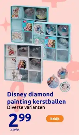 Action Disney diamond painting kerstballen aanbieding