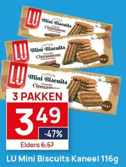 Butlon LU Mini Biscuits Kaneel aanbieding