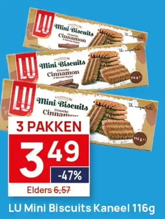 Butlon LU Mini Biscuits Kaneel aanbieding