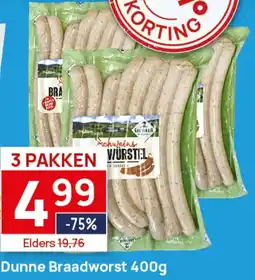 Butlon Dunne Braadworst aanbieding