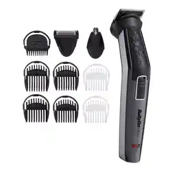 Expert Babyliss MT727E 10 in 1 Carbon Titanium Multi Trimmer Zwart aanbieding