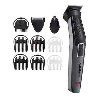 Expert Babyliss MT727E 10 in 1 Carbon Titanium Multi Trimmer Zwart aanbieding