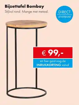 Woonsquare Bijzettafel Bombay aanbieding