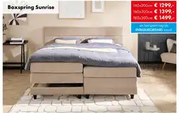 Woonsquare Boxspring Sunrise aanbieding