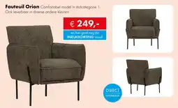 Woonsquare Fauteuil Orion aanbieding