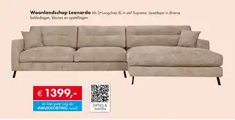 Woonsquare Woonlandschap Leonardo aanbieding