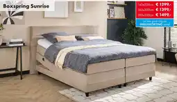 Woonsquare Boxspring Sunrise aanbieding
