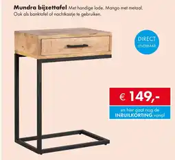 Woonsquare Mundra bijzettafel aanbieding