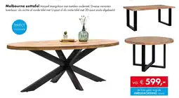 Woonsquare Melbourne eettafel aanbieding