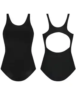 ANWB Moodies Undies Menstruatie zwemkleding Badpak Zwart aanbieding