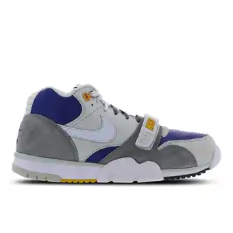Foot Locker Nike Air Trainer Sneakers Heren - Zilver - Maat 45 - Suède aanbieding