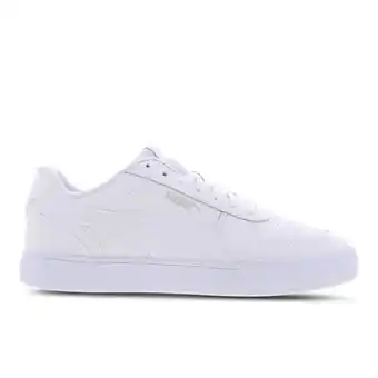 Foot Locker Puma Caven Sneakers Heren - Wit - Maat 40.5 - Leer aanbieding