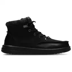Foot Locker HEYDUDE Bradley Sneakers Heren - Zwart - Maat 41 - Suède aanbieding
