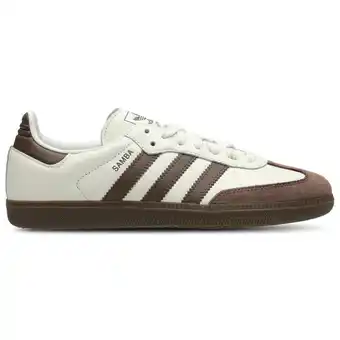 Foot Locker Adidas Samba Sneakers Dames - Beige - Maat 36 - Leer aanbieding