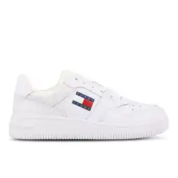 Foot Locker Tommy Jeans Tjw Sneakers Dames - Wit - Maat 36 - Leer aanbieding