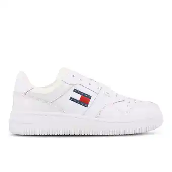 Foot Locker Tommy Jeans Tjw Sneakers Dames - Wit - Maat 36 - Leer aanbieding