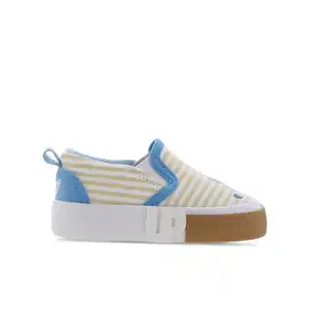 Foot Locker GROUND UP Slip on Babyschoenen - Wit - Maat 27 - Canvas aanbieding