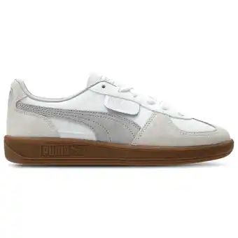 Foot Locker Puma Palermo Kindersneakers - Wit - Maat 36 - Leer aanbieding