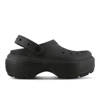Foot Locker Crocs Stomp Slippers en Sandalen Dames - Zwart - Maat 37-38 - Thermoplastische aanbieding
