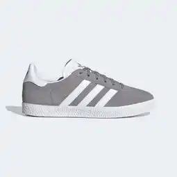 Foot Locker Adidas Gazelle Kindersneakers - Grijs - Maat 38 - Leer aanbieding