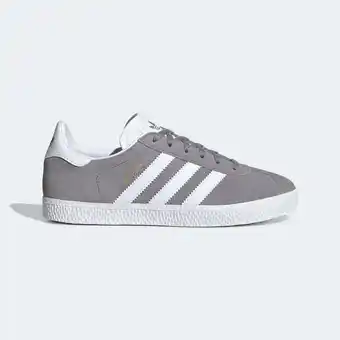 Foot Locker Adidas Gazelle Kindersneakers - Grijs - Maat 38 - Leer aanbieding