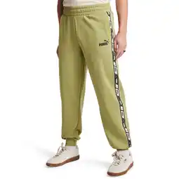 Foot Locker Puma Essentials+ Tape Broeken Heren - Groen - Maat M - Katoen Fleece aanbieding