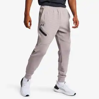 Foot Locker Under Armour Unstoppable Broeken Heren - Grijs - Maat M - Poly Fleece aanbieding