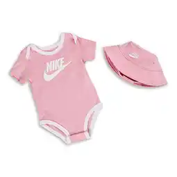 Foot Locker Nike Bucket Hat & Bodysuit 2 Pc Set Geschenksets Baby - Roze - Maat 50 - 56 CM aanbieding