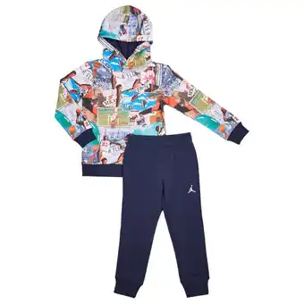 Foot Locker Jordan Brooklyn Aop Trainingspakken Peuter - Blauw - Maat 92 - 98 CM aanbieding