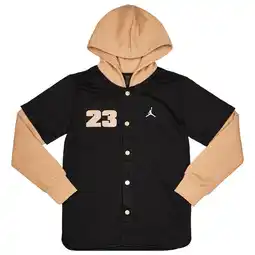 Foot Locker Jordan Baseball Hoodies Kinder - Zwart - Maat 137 - 147 CM - Katoen Fleece aanbieding