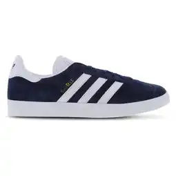 Foot Locker Adidas Gazelle Sneakers Heren - Blauw - Maat 47 1/3 - Leer aanbieding