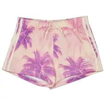 Foot Locker Adidas Aop Palm Korte Broeken Kinder - Roze - Maat 147 - 152 CM - Katoen Jersey aanbieding