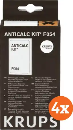 Coolblue Krups Ontkalkingsset F054 4 stuks aanbieding