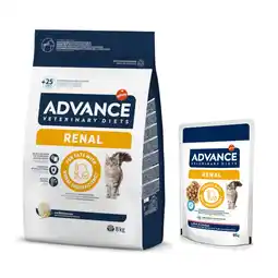 Zooplus 8 kg Advance Veterinary Diets droogvoer + 12 x 85 g Advance Veterinary Diets natvoer gratis! aanbieding
