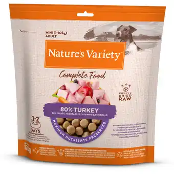 Zooplus 2 + 1 Gratis! Nature's Variety Hondensnacks - Mini Snacks Kalkoen (3 x 120g) aanbieding