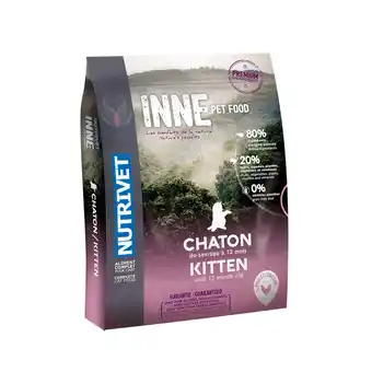 Zooplus 2x6kg Nutrivet Inne Kitten droogvoer voor katten aanbieding