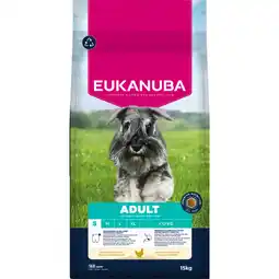 Zooplus 2x15kg Eukanuba Premium Nutrition Adult Small Breed Kip Hondenvoer droog aanbieding