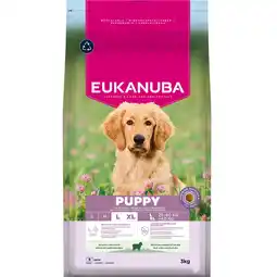 Zooplus 12 kg Eukanuba Premium Nutrition Puppy Large & Giant Breed Lamb & Rijst Droogvoer voor honden aanbieding
