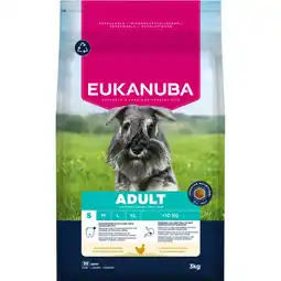 Zooplus 2x3kgEukanuba Premium Nutrition Adult Kleine rassen Kip Hondenvoer droog aanbieding