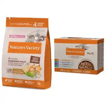Zooplus 3 kg Nature's Variety droogvoer voor katten + 12 x 85 g MP Nature's Variety Cat Bites gratis! aanbieding