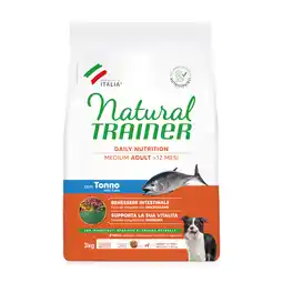 Zooplus Trainer Natural Adult Medium met Tonijn, Rijst & Spirulina Hondenvoer - Dubbelpak: 2 x 3 kg aanbieding