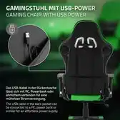 Bol.com Gaming stoel met RGB verlichting & Bluetooth boxen zwart/groen in kunstleer ML-Design aanbieding