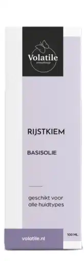De Online Drogist Volatile Rijstkiem Basisolie aanbieding
