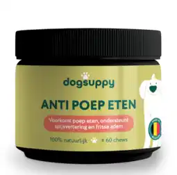 De Online Drogist Dogsuppy Anti Poep Eten Chews aanbieding