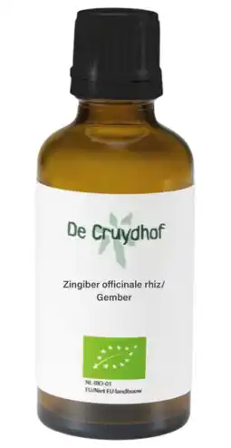 De Online Drogist Cruydhof Zingiber Officinale Rhiz/Gember Druppels aanbieding
