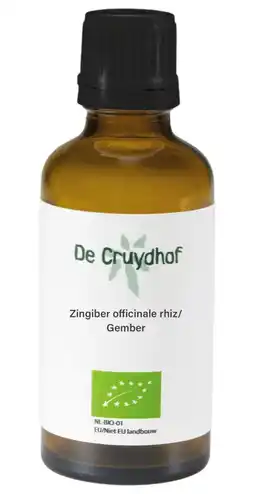 De Online Drogist Cruydhof Zingiber Officinale Rhiz/Gember Druppels aanbieding
